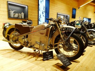 复古摩托车陈列展示