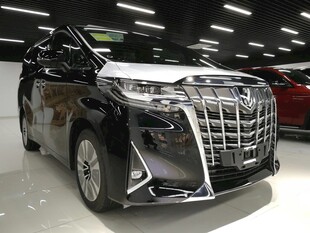 黑色豪华MPV汽车展示