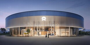 现代风格圆形建筑外观