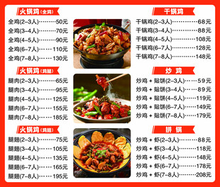 特色美味菜品菜单展示