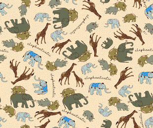 动物森林图案背景纹理