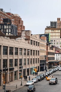 城市街道建筑与车流景观