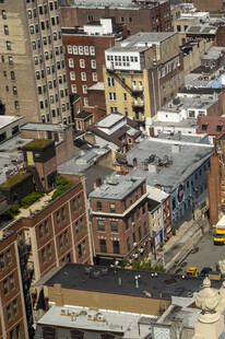 俯瞰城市建筑景观