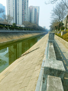 城市河畔风景