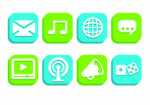 多彩应用图标集合