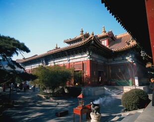 古寺庭院风光