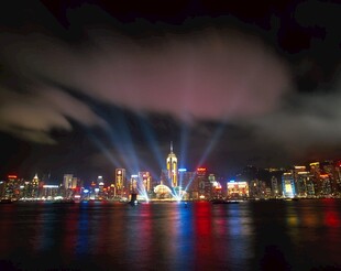 上海外滩璀璨夜景灯光秀