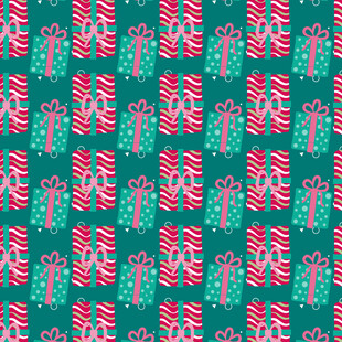 多彩礼盒图案背景纹理