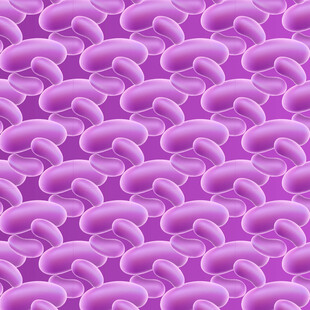 紫色病毒图案背景