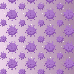 紫色病毒图案背景设计