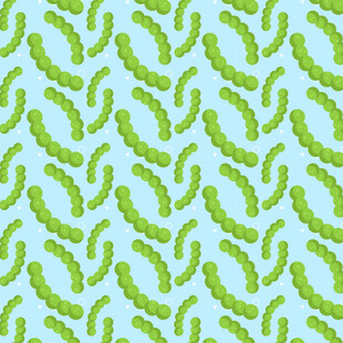 浅绿色病毒图案背景