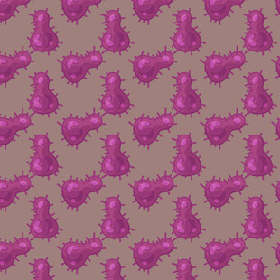 粉紫色病毒图案背景