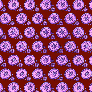 紫色病毒图案背景