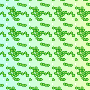 绿色病毒图案背景