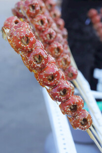 美味羊肉串特写