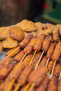 美味烤串诱人呈现