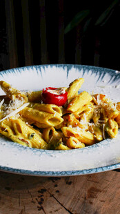 美味意面摆盘精致诱人