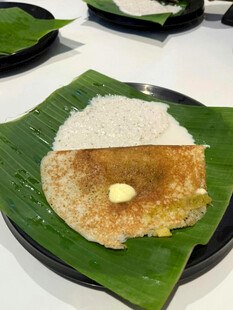 芭蕉叶上的美味印度餐