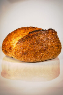 金黄美味面包特写