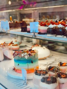 多彩美味蛋糕展示
