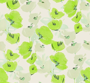 清新绿色花朵图案背景