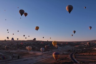 卡帕多西亚的梦幻热气球