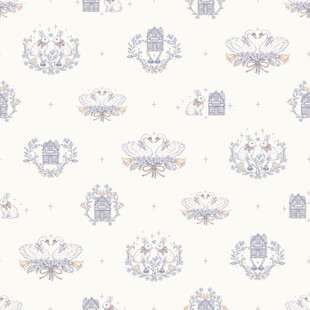 复古花卉藤蔓图案背景