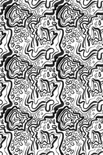 黑白几何花纹图案