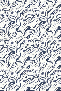 蓝白海豚图案纹理