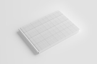 精装横开宣传图册设计展示样机