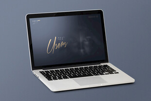 笔记本电脑屏幕展示样机模板