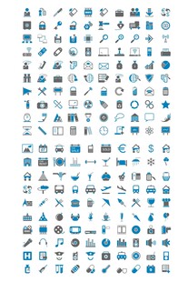 生活娱乐工作类图标