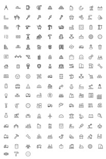 工程水运试验检测施工业务图标集