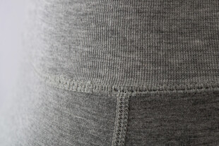 灰色织物接缝细节特写