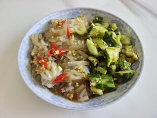 美味蔬菜凉拌粉