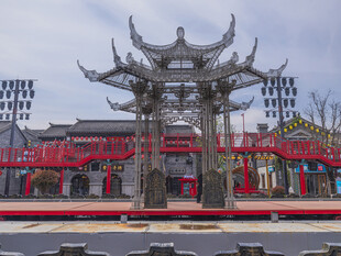 中式牌坊传统建筑之美