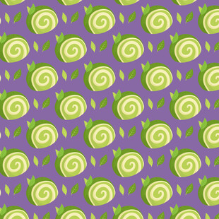 紫色背景抹茶瑞士卷图案背景