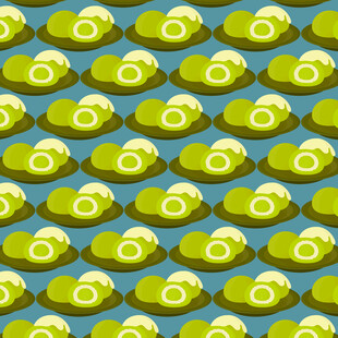 抹茶糯米糍图案背景