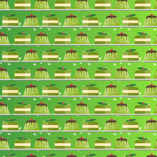 抹茶甜品图案背景