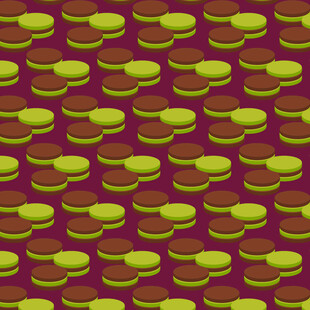 抹茶曲奇饼干图案背景