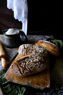 美味手工面包展示