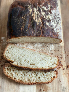 切片乡村面包展示