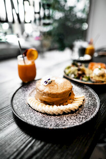 美味早餐摆盘精致诱人