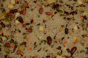 混合五谷杂粮特写