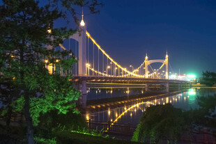 抚顺天湖大桥夜景