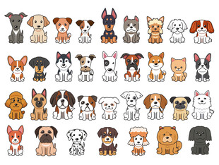 外国宠物狗卡通