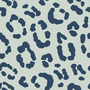 蓝灰豹纹图案纹理素材