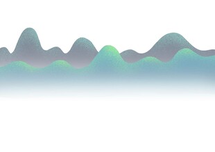 梦幻渐变山峦风景