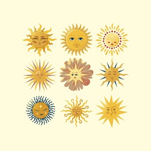 太阳花纹合集