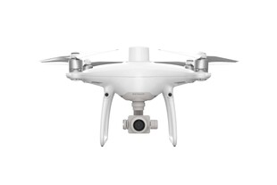 白色无人机航拍设备展示
